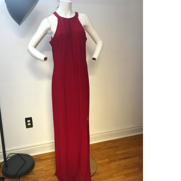 Le Chateau Red Prom Dress - Picture 3 of 6